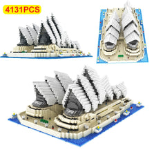 Load image into Gallery viewer, DIY Architecture Blocks Model Sydney Opera House Creative Diamond Particles Building Bricks Kid Educational Toys Building Blocks