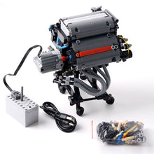 Load image into Gallery viewer, 871Pcs Dynamic Version 32 Air Valve 8-Cylinder 4-Stroke Engine Building Kit for V8 Model MOC Small Particle Block For 8+
