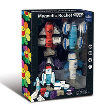 Load image into Gallery viewer, Big 3d Particle Building Blocks Children Space Rocket Blocks DIY Construction Toys Cognitive Matching Kids Toys for Children
