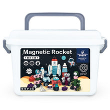 Load image into Gallery viewer, Big 3d Particle Building Blocks Children Space Rocket Blocks DIY Construction Toys Cognitive Matching Kids Toys for Children
